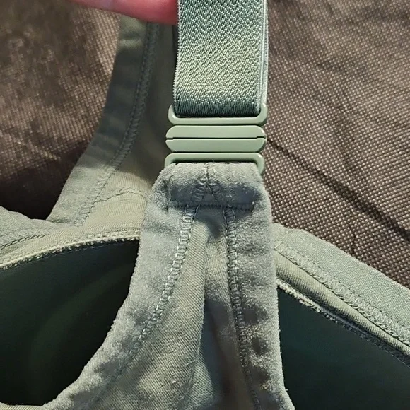 Cuddl Duds Sage Green Soft Cup Or Sports Bra - Picture 10 of 14